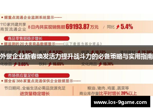 外贸企业新春焕发活力提升战斗力的必备策略与实用指南